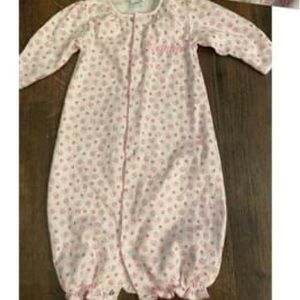 Kissy kissy monogram Carlie pajamas small euc